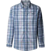 Pepe Jeans pour homme. PM309070 Chemise bleue Crisler (M), Casuel, Coton, Manche longue