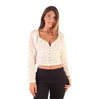 KENDALL + KYLIE Kkw344002 Long Sleeve Blouse Blanc XS Femme