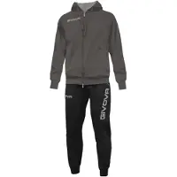 Givova King Tracksuit Noir,Gris 4XL Homme