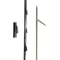 Picasso Platinum Sandvik Euro Shark Fins 6.25 Mm Single Flopper Spearshaft Marron,Noir 115 cm