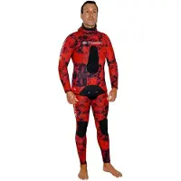 Picasso Camo Blood 7 Mm Spearfishing Wetsuit Rouge,Noir 2XL Homme