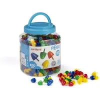 Miniland Pegs Primary 20 Mm 650 Units Multicolore Enfants