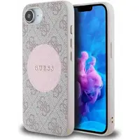 GUESS Circle Classic Logo Iphone 16e Phone Case Rose