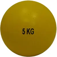 Sporti France Training Weight 5kg Ball Jaune 5 kg