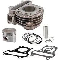 RMS Beauty Kymco 50cc 39mm 2v (gy6) 100080382 Cylinder Kit Argenté