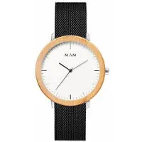 Mam Montre - - MAM687 - Ø 39 mm - Cuir - Quartz - Imperméable 3 atm