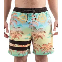 Hurley Phntm Eco Block Party Volley 17´´ Swimming Shorts Jaune XL Homme
