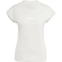 Adidas T-shirt fonctionnel 'Essentials Linear' vert pastel / blanc cassé