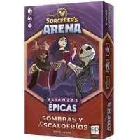 Asmodee Disney Sorcerer Arena Shadows And Chills Expansion Recommended Board Game Spanish Version Violet Enfants