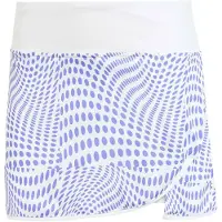 Adidas Club Graphic Skirt Blanc,Bleu M Femme