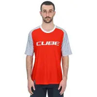 Cube Vertex Short Sleeve Enduro Jersey Rouge XS Homme
