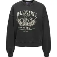 Jack & Jones Britta Relax Jjxx Sweatshirt Noir,Gris XL Femme