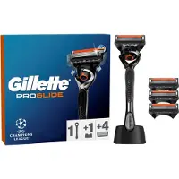 Gillette Rasoir ProGlide avec support + 4 lames de rechange