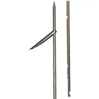 Picasso Platinium Inox Stainless Steel Notch 6.75 Mm Single Flopper Spearshaft Argenté 150 cm