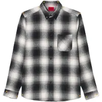 HUGO Ermann 10262686 Long Sleeve Shirt Gris M Homme