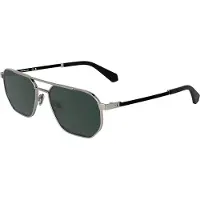 Calvin Klein Jeans Ckj25202s Sunglasses Argenté Charcoal Blck 7/CAT3