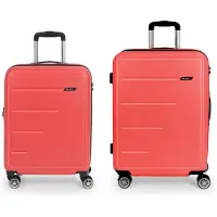Gabol Future Plus Spinner Expandable 111l Trolley Bag 2 Units Rouge