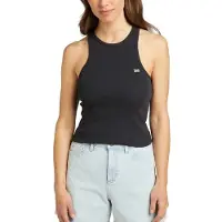 Lee Ribbed Sleeveless T-shirt Noir XS Femme