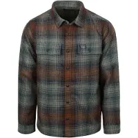 Superdry pour homme. M4011050A Chemise verte Miller (M), Casuel, Polyester, Manche longue