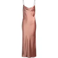 HUGO Kaparti 1 10263720 Sleeveless Long Dress Orange 34 Femme