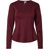 Pieces T-shirt bordeaux