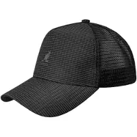 Kangol Seersucker Trucker Cap Noir