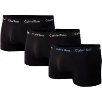 Calvin Klein U2664g Boxers 3 Units Noir S Homme