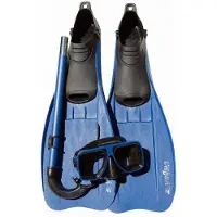 So Dive Set Lagon Standard Snorkeling Set Bleu EU 39-40