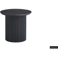 Molecule Table basse ronde 'Lagos' brun foncé 50x50 cm