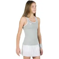 Tecnifibre Team Sleeveless T-shirt Gris 8-10 Years Fille