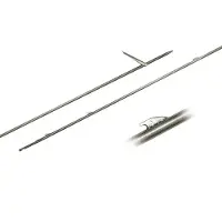 Picasso Platinum Sandvik America Shark Fins 7.5 Mm Single Flopper Spearshaft Marron 170 cm