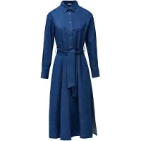 Salsa Jeans 21010313 Long Sleeve Dress Bleu L Femme