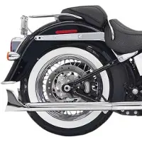 Bassani Xhaust True Duals 30´´ 2-1/4´´ Harley Davidson Fishtail Ref:1s46e-30 Not Homologated Full Line System Argenté Not Homologated