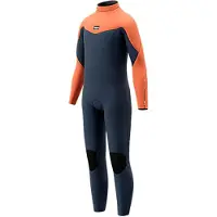 Mystic Star 5/4 Mm Junior Long Sleeve Back Zip Neoprene Suit Orange S Enfants