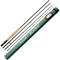 Baetis Rookie Fly Fishing Rod Noir 3.20 m / Line 4