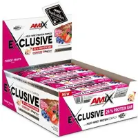 Amix Boîte De Barres Protéinées Exclusive Fruits Des Bois 85g 12 Unités