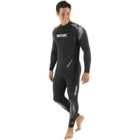 Seac Sub M.lungo Cover 5 Mm Freediving Wetsuit Noir 2XL Homme