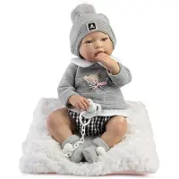 MuÑecas Guca Alex Babypuppe Grau Grau One Size