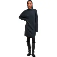 Barbour Serena Long Sleeve Short Dress Noir XS Femme