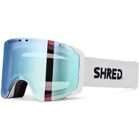 Shred Gratify Ski Goggles Blanc CBL 2.0 Deep Blue Mirror/CAT2