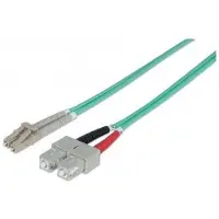 Techly 3m SC/LC 50/125 câble InfiniBand et à fibres optiques Couleur aqua
