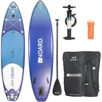 Rps River People Stuff Noard Cruise 10´8 Inflatable Paddle Surf Set Bleu 325.1 cm / 81 cm