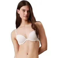 Calvin Klein Push Up Plunge Bra Blanc 34 / DD Femme