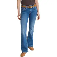 Pepe Jeans pour femme. PL20473664FE Jeans Flare Pimlico blue (30/32), Bleu, Casuel, Coton, Denim