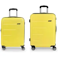 Gabol Future Plus Spinner Expandable 111l Trolley Bag 2 Units Jaune