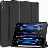 TechProtection DĖKLAS na planšetinis kompiuteris technologiškai APSAUGOTAS SC RAŠIKLIS IPAD PRO 11 2020/2021/2022 J (Apple iPad Pro 11 2020), Étui pour tablette, Noir