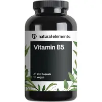 Natural Elements Gélules de vitamine B5 - 240 gélules (pour 8 mois)