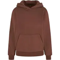 Build Your Brand Fluffy Hoodie Marron M Femme
