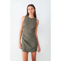 Balmohk Stripes Sleeveless Short Dress Vert XL Femme