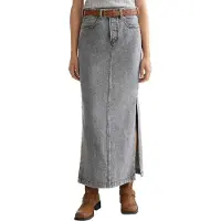 Scotch & Soda Jupe Longue Black Denim